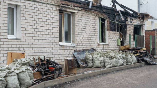 Professional Emergency Fire Cleanup technician working in McKinney, TX
